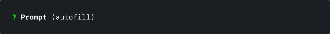 An example of a short text prompt